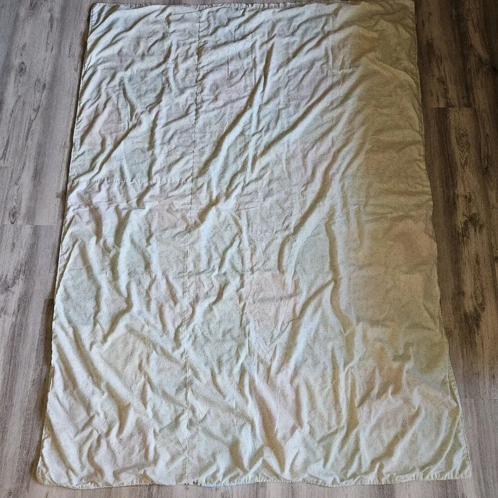Vtg Handmade Blanket Boho Quilt Colorful Coverlet 62x83 70s 80s Fairy Tales